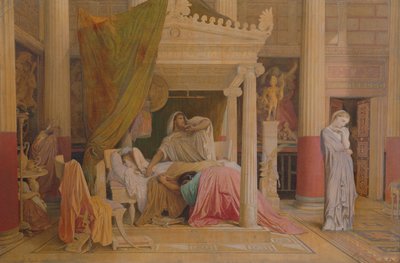 Antioco e Stratonice, 1840 da Jean Auguste Dominique Ingres