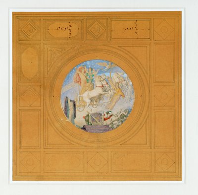 Apoteosi di Napoleone I. Iscrizione, in oro, sotto ... da Jean Auguste Dominique Ingres