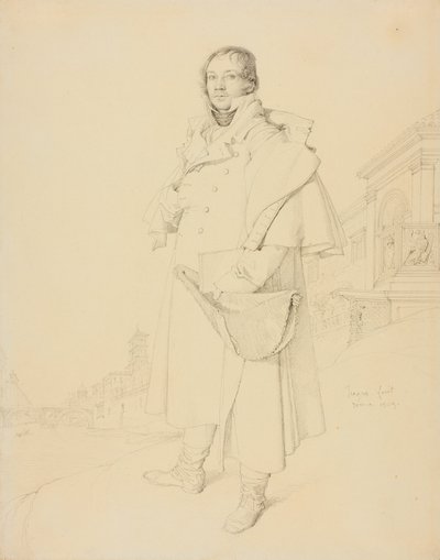 Charles François Mallet, ingegnere civile da Jean Auguste Dominique Ingres