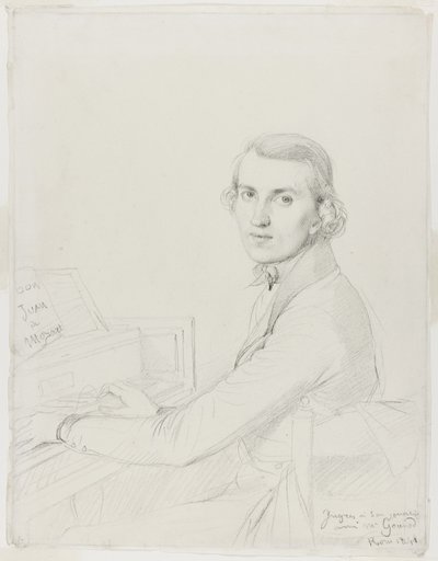Charles Gounod, 1841 da Jean Auguste Dominique Ingres