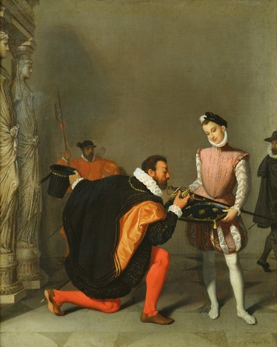 Don Pedro de Toledo bacia la spada di Enrico IV da Jean Auguste Dominique Ingres
