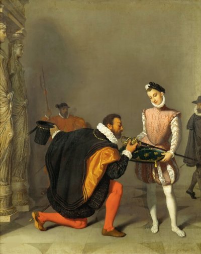 Don Pedro di Toledo che bacia la spada di Enrico IV, 1819 da Jean Auguste Dominique Ingres