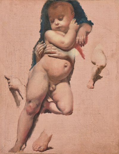 Studio per il Cristo Bambino del voto di Luigi XIII nella cattedrale di Montauban da Jean Auguste Dominique Ingres