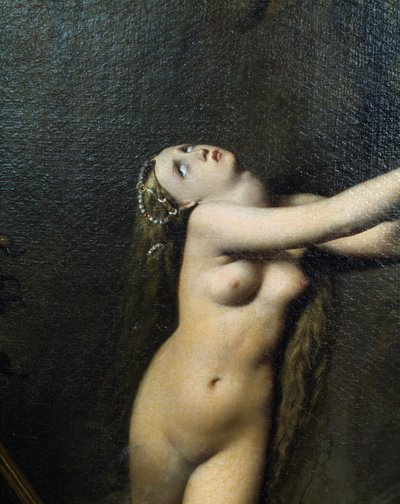 Figura Angelica (dettaglio di Roger libero Angelica) da Jean Auguste Dominique Ingres
