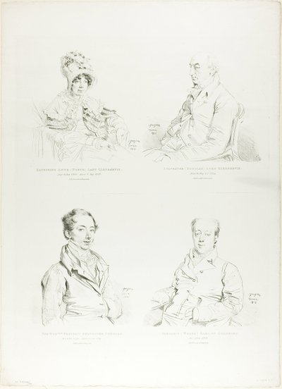 Quattro ritratti di famiglia da Jean Auguste Dominique Ingres