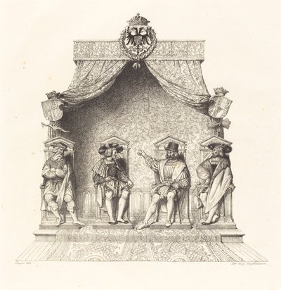 Quattro Magistrati di Besançon da Jean Auguste Dominique Ingres