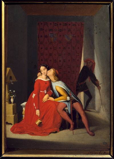 Francesca Da Rimini e Paolo Malatesta da Jean Auguste Dominique Ingres