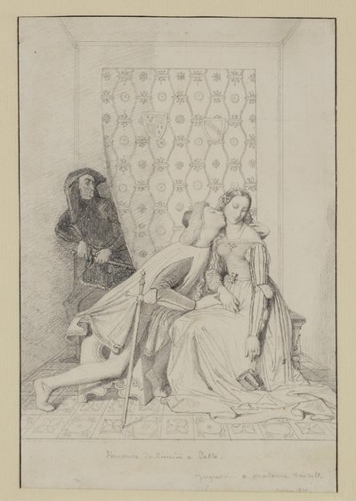 Francesca da Rimini e Paolo da Jean Auguste Dominique Ingres