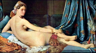 Francese: La grande odalisca Grande Odalisca da Jean Auguste Dominique Ingres