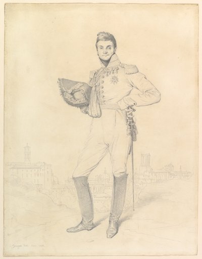 Generale Louis-Étienne Dulong de Rosnay da Jean Auguste Dominique Ingres
