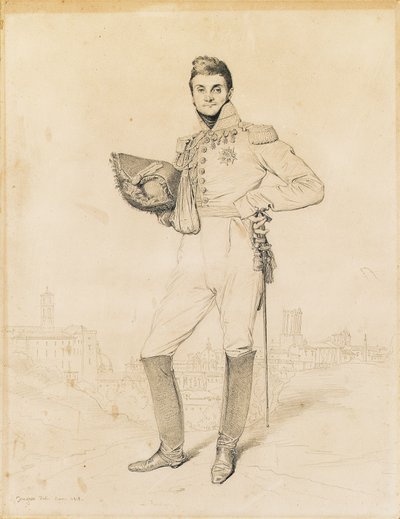 Generale Louis-Etienne Dulong de Rosnay da Jean Auguste Dominique Ingres