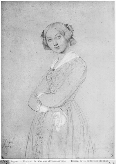 Louise de Broglie, contessa di Haussonville, 1842 da Jean Auguste Dominique Ingres