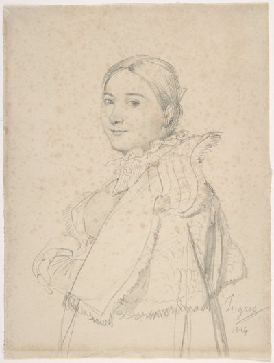 Madame Jean-Auguste-Dominique Ingres, nata Madeleine Chapelle da Jean Auguste Dominique Ingres