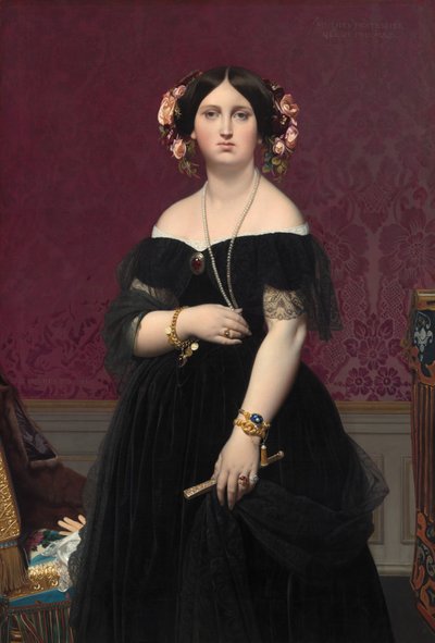 Madame Moitessier da Jean Auguste Dominique Ingres