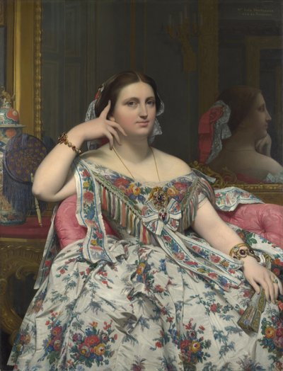 Signora Moitessier da Jean Auguste Dominique Ingres