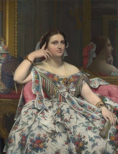Madame Moitessier da Jean Auguste Dominique Ingres