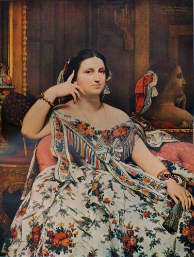 Madame Moitessier, 1856, 1936 da Jean Auguste Dominique Ingres