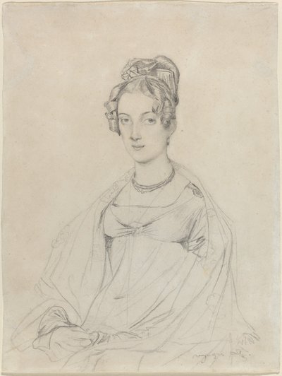 Signora Edward Dodwell da Jean Auguste Dominique Ingres
