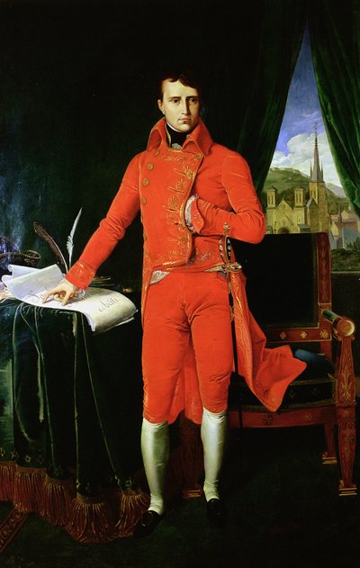 Napoleone Bonaparte Primo Console da Jean Auguste Dominique Ingres