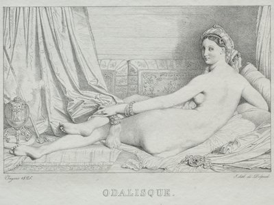 Odalisca da Jean Auguste Dominique Ingres