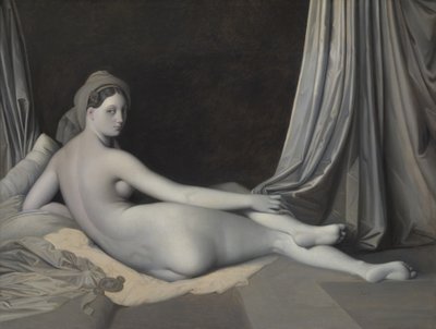 Odalisca in Grisaille da Jean Auguste Dominique Ingres