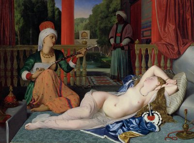 Odalisca con schiavo da Jean Auguste Dominique Ingres