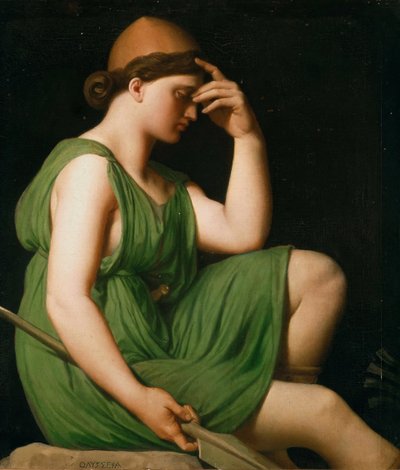 Ulisse. Studio per il Trionfo di Omero, c. 1850 da Jean Auguste Dominique Ingres