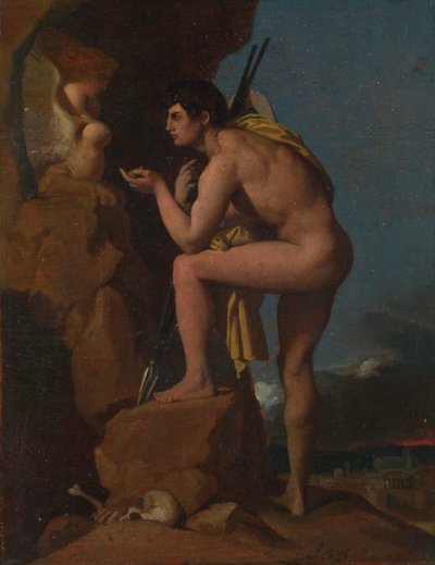 Edipo e la Sfinge, c. 1826 da Jean Auguste Dominique Ingres
