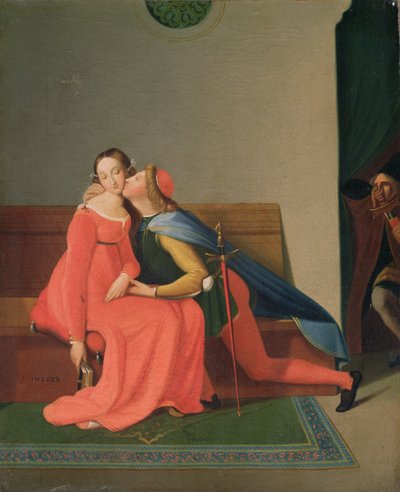 Paolo e Francesca da Jean Auguste Dominique Ingres