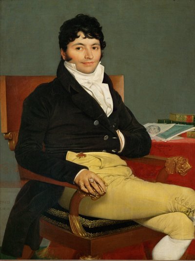 Philibert Riviere, maestro delle petizioni presso il Consiglio del Re ... da Jean Auguste Dominique Ingres