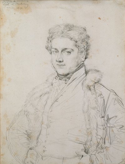Ritratto di Charles Robert Cockerell da Jean Auguste Dominique Ingres