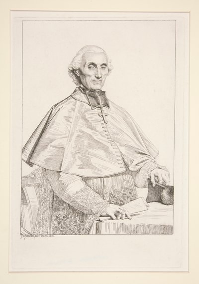 Ritratto di Gabriel Courtois de Pressigny da Jean Auguste Dominique Ingres
