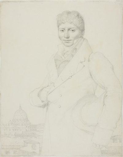 Ritratto di Jean-Louis Robin da Jean Auguste Dominique Ingres