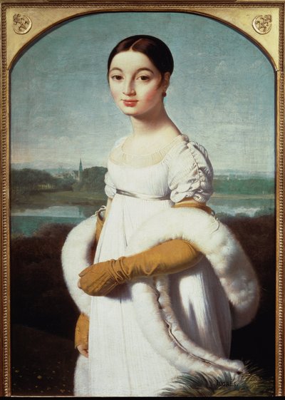 Ritratto di Mademoiselle Caroline Riviere da Jean Auguste Dominique Ingres