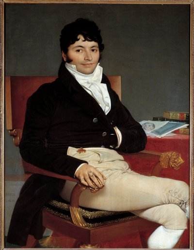 Ritratto di Philibert Riviere (1766-1816) maestro delle richieste al consiglio del re nel 1815 da Jean Auguste Dominique Ingres