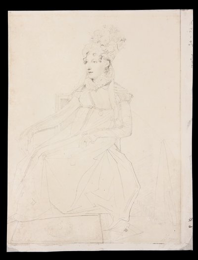 Ritratto della regina Carolina Murat da Jean Auguste Dominique Ingres