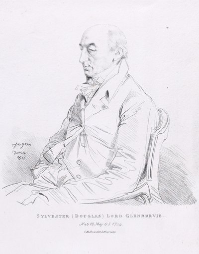 Ritratto di Sylvester (Douglas), Lord Glenbervie da Jean Auguste Dominique Ingres