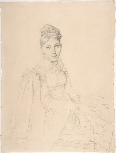 Ritratto di dama seduta da Jean Auguste Dominique Ingres