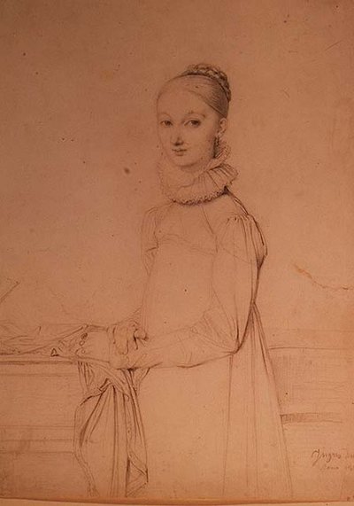 Ritratto di una giovane ragazza da Jean Auguste Dominique Ingres