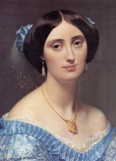 Ritratto della principessa Albert de Broglie (particolare) da Jean Auguste Dominique Ingres