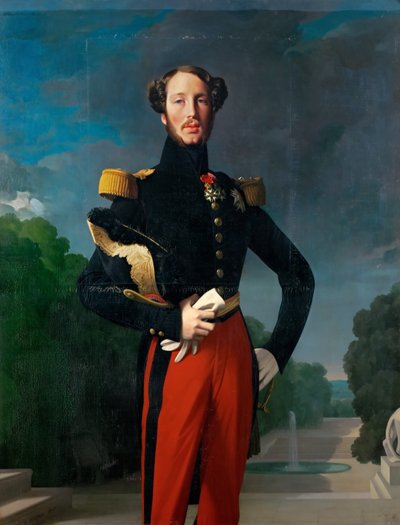 Principe Ferdinando Filippo, Duca di Orléans 1810-1842 da Jean Auguste Dominique Ingres