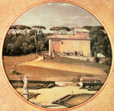 Casino di Raffaello visto da Villa Borghese a Roma da Jean Auguste Dominique Ingres
