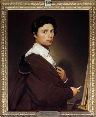 Autoritratto a 24 anni. Dipinto di Jean Auguste Dominique Ingres (1780-1867) 1804 da Jean Auguste Dominique Ingres
