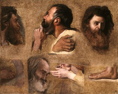 Studi per Gesù tra i Dottori da Jean Auguste Dominique Ingres