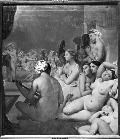 Il bagno turco, 7 ottobre 1859 da Jean Auguste Dominique Ingres