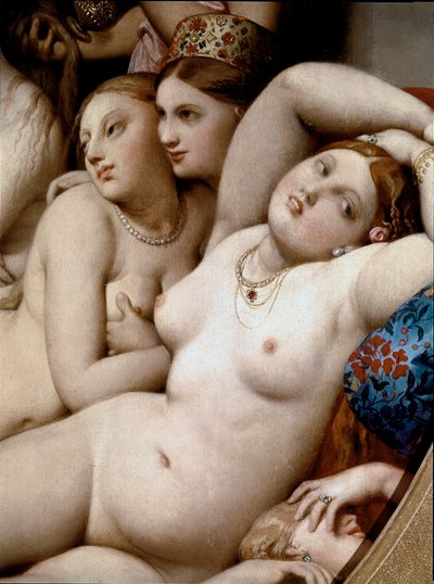 Il bagno turco (dettaglio) da Jean Auguste Dominique Ingres