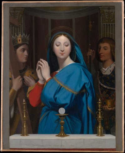 La Vergine che adora l