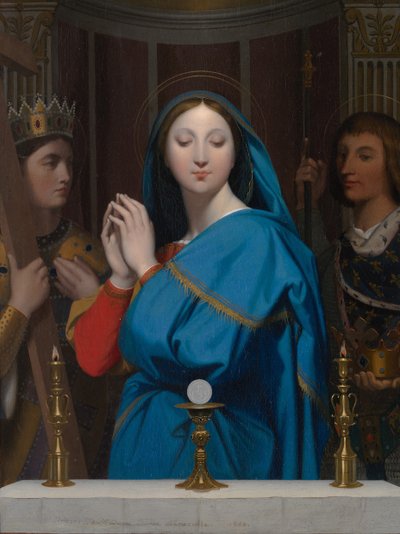 La Vergine che adora l