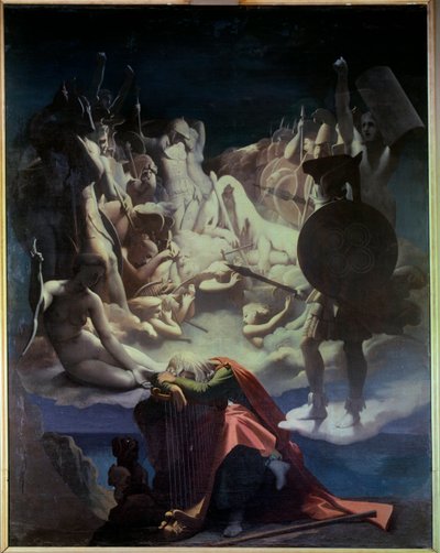 Il sogno di Ossian da Jean Auguste Dominique Ingres