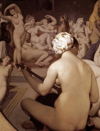 Il bagno turco (dettaglio) da Jean Auguste Dominique Ingres